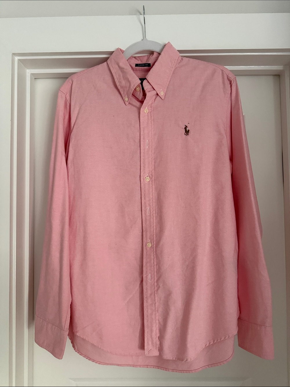 Ralph Lauren Light Pink Button-Down Oxford Shirt